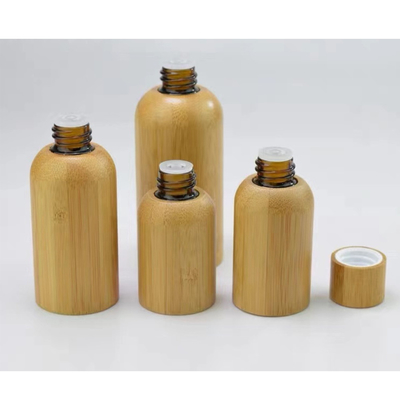Bamboo Wood Essential Oil Bottle Ring Dropper ISO8317