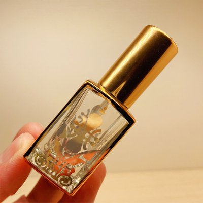 10ml Electroplated UV Perfume Bottle Glass Tube Aluminum Spray Perfume Distribution Bottle