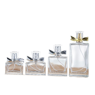 50 / 100ml Perfume Transparent Glass Custom Spray Bottle Thickened Cosmetic Elegant and Discreet Look