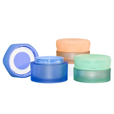 30g 50g Cosmetic Cream Jar PETG / Lid -PP Personal Care One Touch