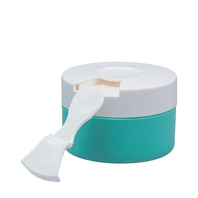 50ml Plastic Cosmetic Cream Jar Custom Color White Transparent Pink Blue Portable Anti-Pollution