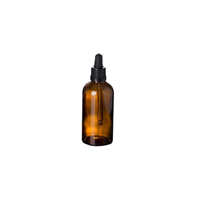 Empty Glass Dropper Bottles , 5ml - 100ml Amber Glass Vials With Dropper