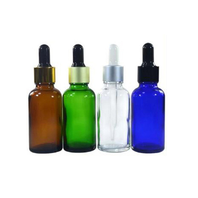 Colorful Glass Dropper Bottles , 1 oz 2 oz 4 oz Boston Round Dropper Bottles