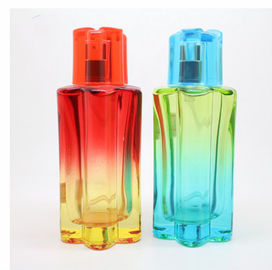 Cosmetic 30ml Custom Made Glass Perfume Bottles Decal Surface Handling
