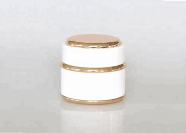 Black Color Empty Glass Skin Cream Containers Portable With Matching Lid