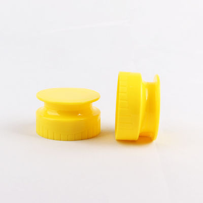 38/400 Food Grade Yellow Plastic Silicone Valve Flip Top Cap Squeeze Bottle Flip Honey Cap