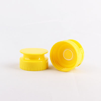 38/400 Food Grade Yellow Plastic Silicone Valve Flip Top Cap Squeeze Bottle Flip Honey Cap
