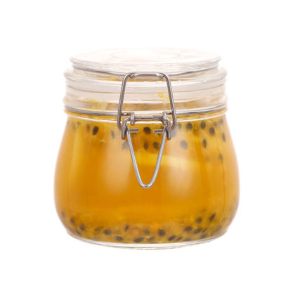 500ml Glass Seal Pot With Stainless Steel Buckle For Honey Bottle Cap T/T L/C Paypal